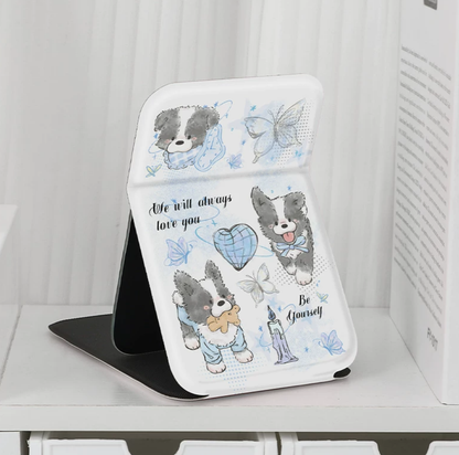 Foldable Desktop Makeup Mirror