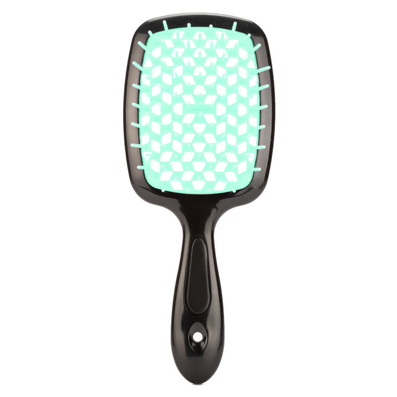 Italian Design Vented Detangle Hair Brush Super Brush Supports Hair Damage Reduction