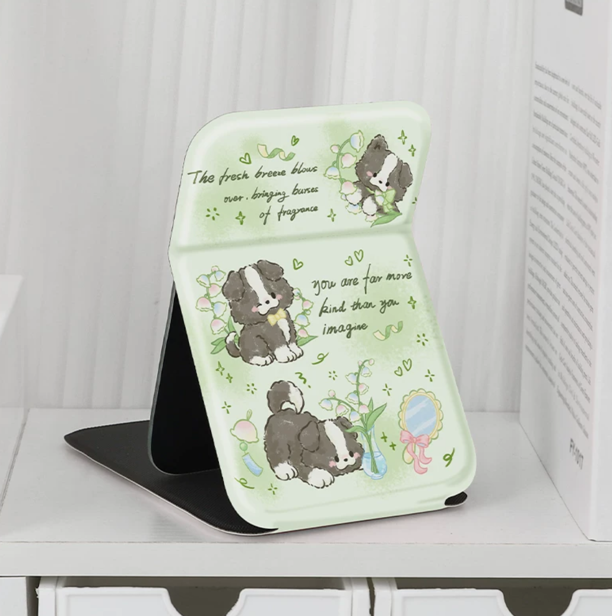 Foldable Desktop Makeup Mirror