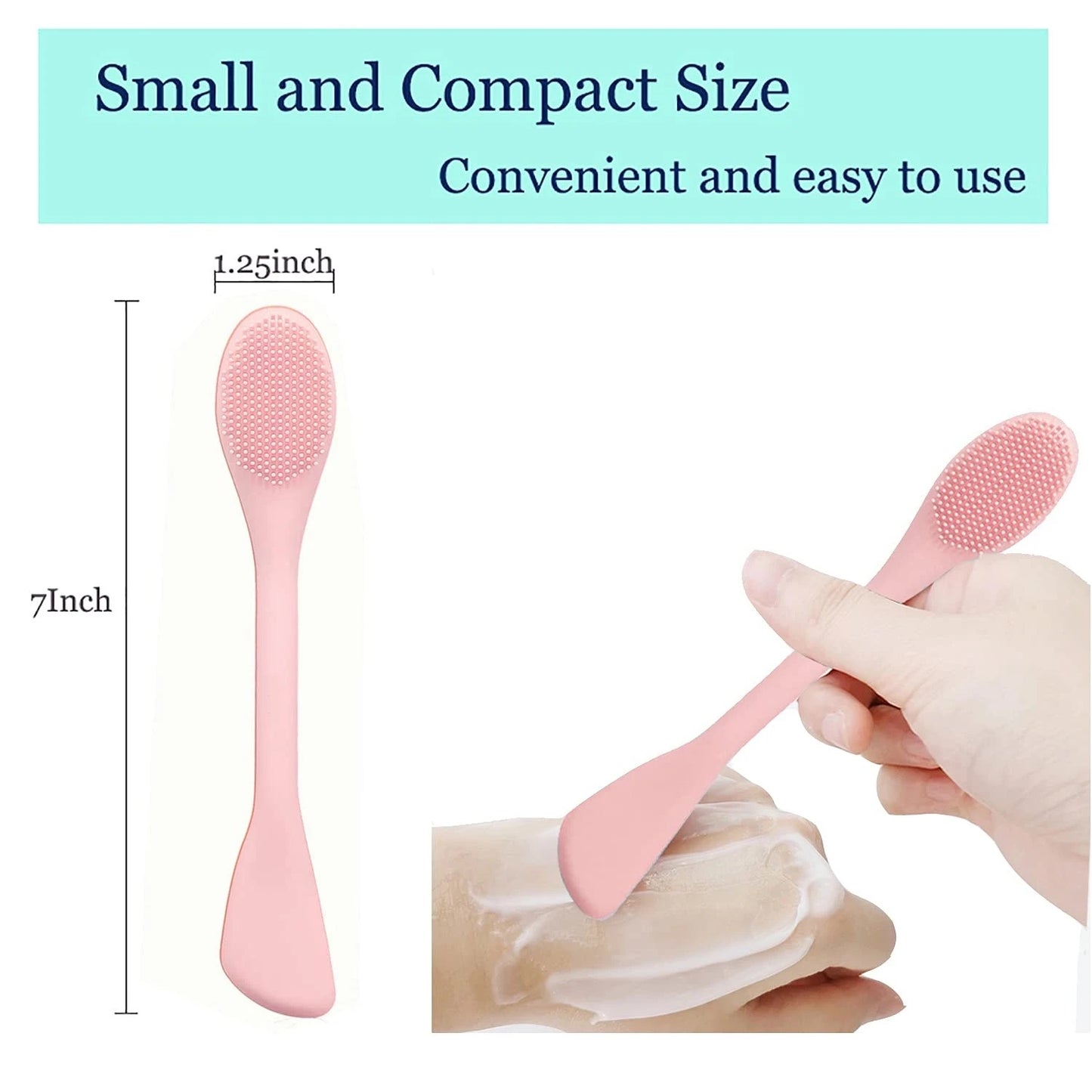 Silicone Dual end face mask applicator tool