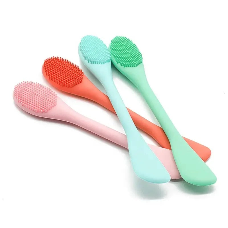 Silicone Dual end face mask applicator tool