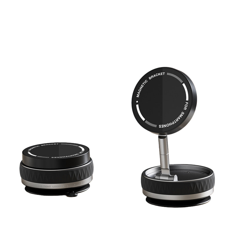 Foldable Car Phone Bracket Stand 360 Degree Rotation Adjustable with Double Suction Technology for Easy Viewing