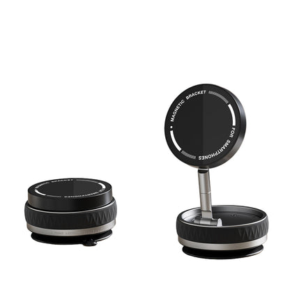 Foldable Car Phone Bracket Stand 360 Degree Rotation Adjustable with Double Suction Technology for Easy Viewing