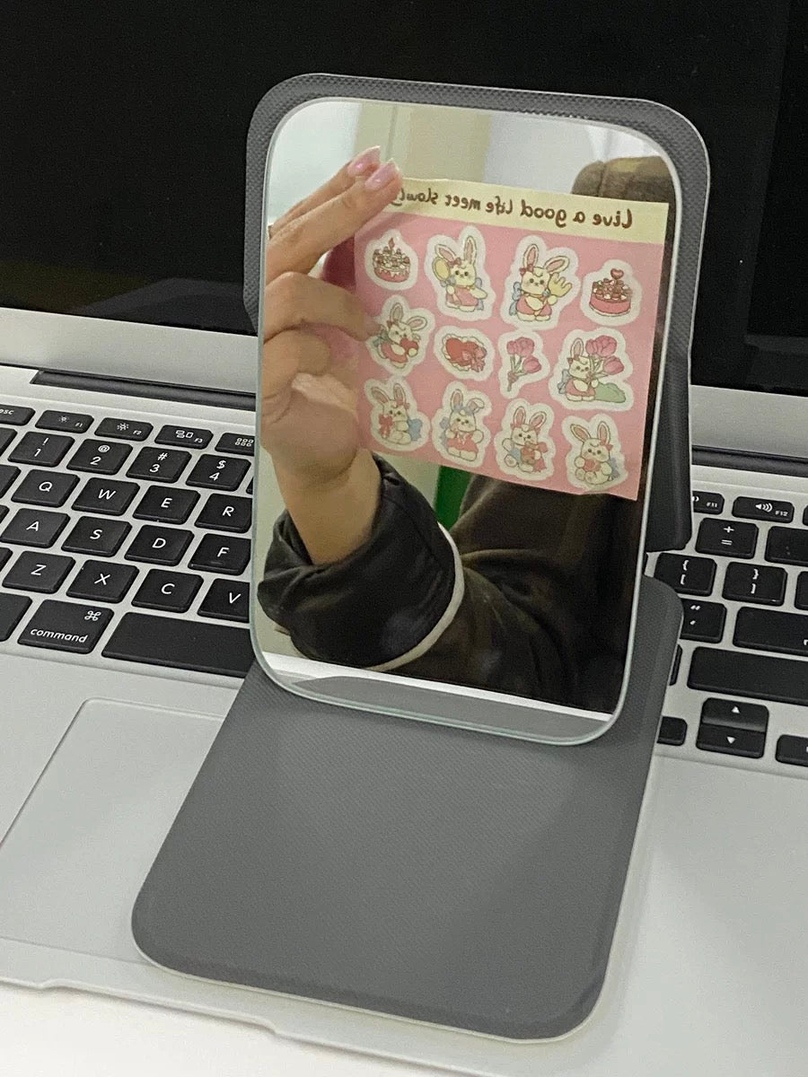 Foldable Desktop Makeup Mirror