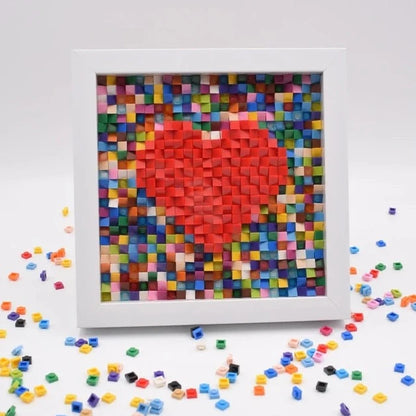 DIY Pixel Art Mosaic Building Blocks