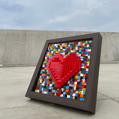 DIY Pixel Art Mosaic Building Blocks