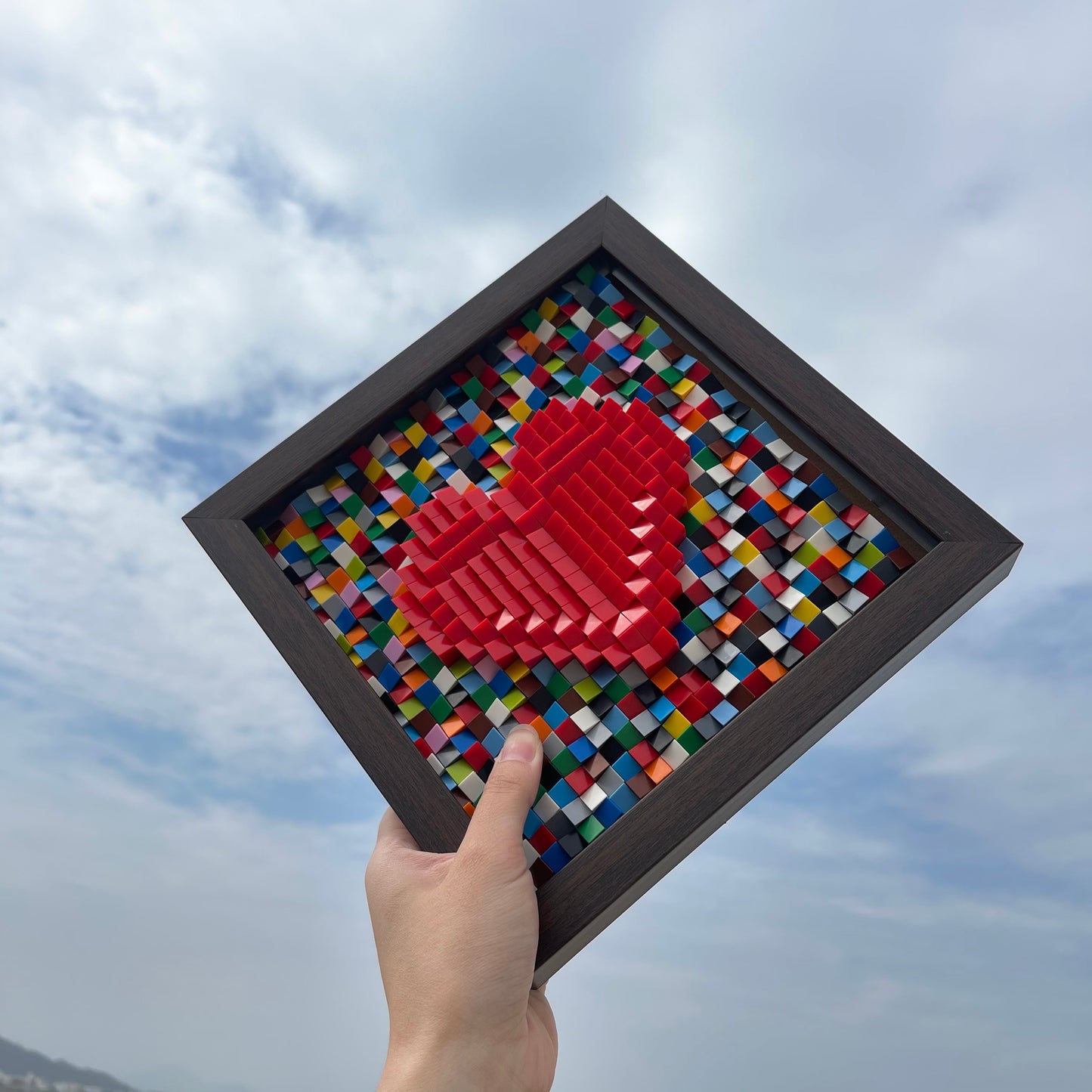 DIY Pixel Art Mosaic Building Blocks