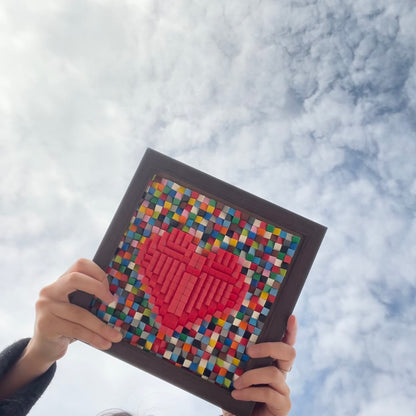 DIY Pixel Art Mosaic Building Blocks