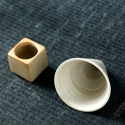 Conical Coffee Mugs with Stand