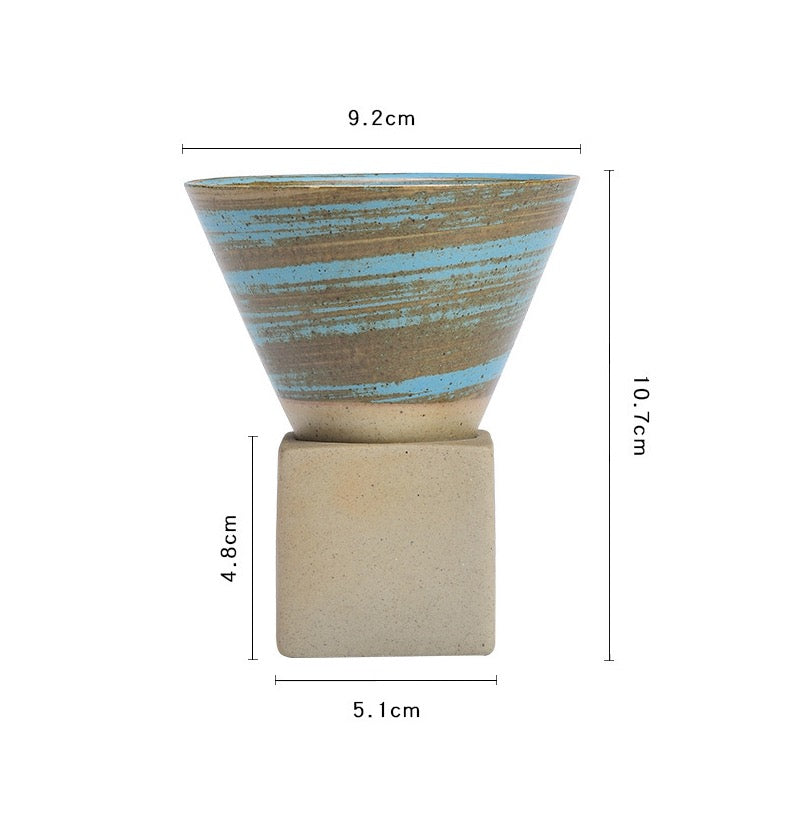 Conical Coffee Mugs with Stand
