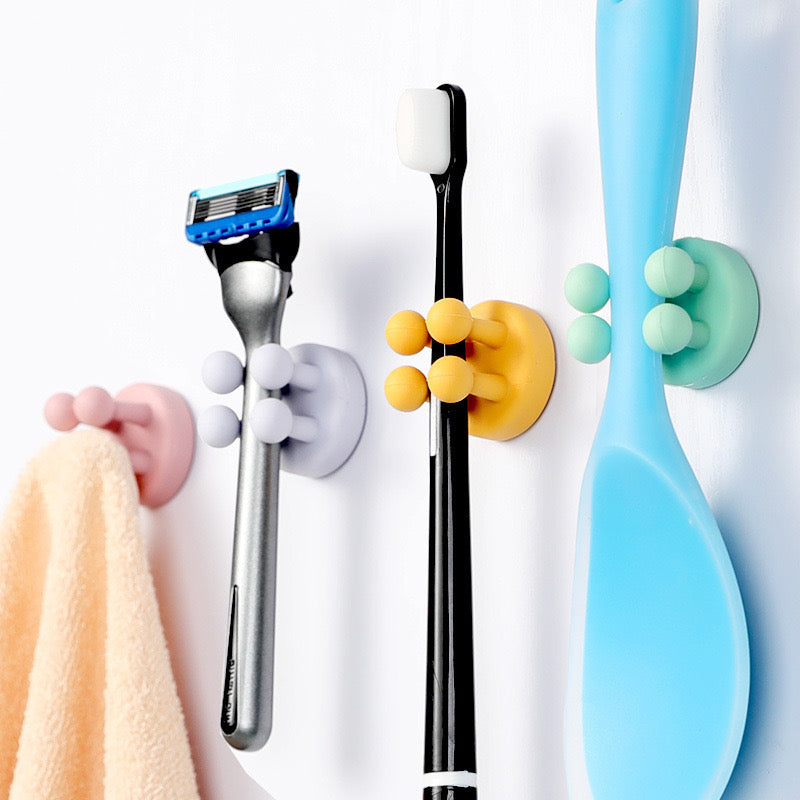 Multi-purpose Silicone Hooks / Holder (Set of 4)