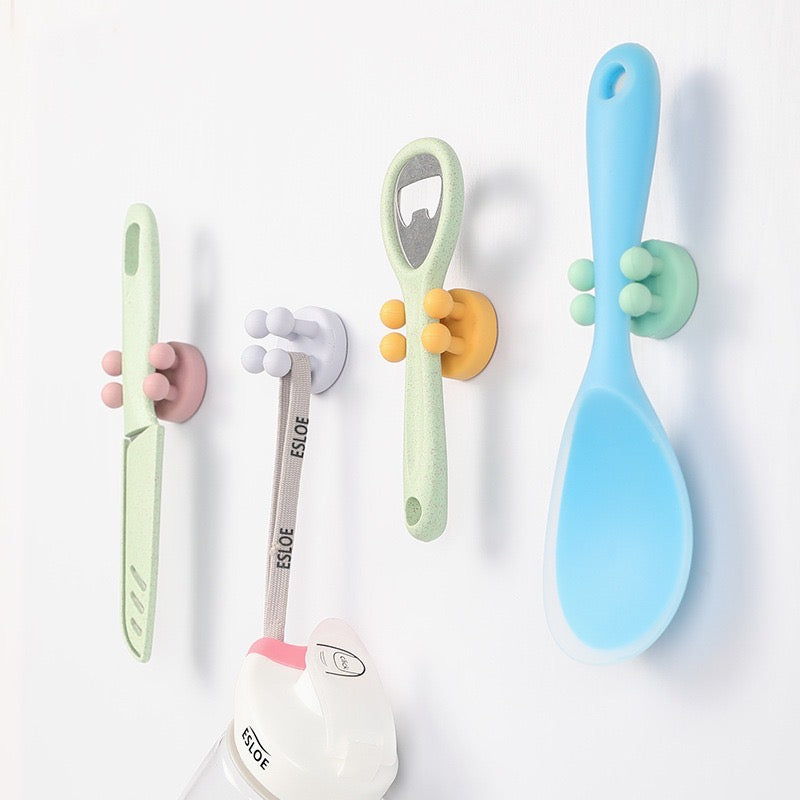 Multi-purpose Silicone Hooks / Holder (Set of 4)
