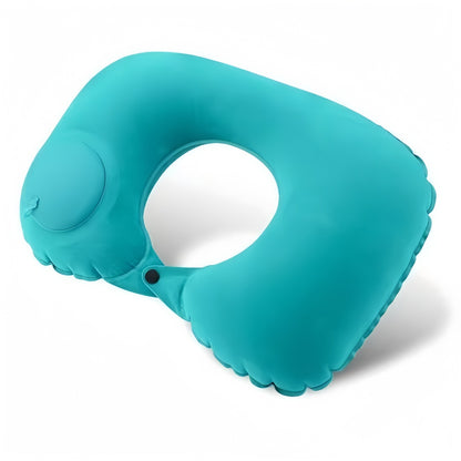 Self-Inflating U-Shaped Travel Neck Pillow