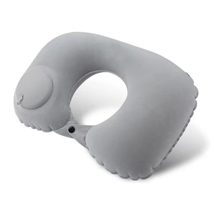 Self-Inflating U-Shaped Travel Neck Pillow