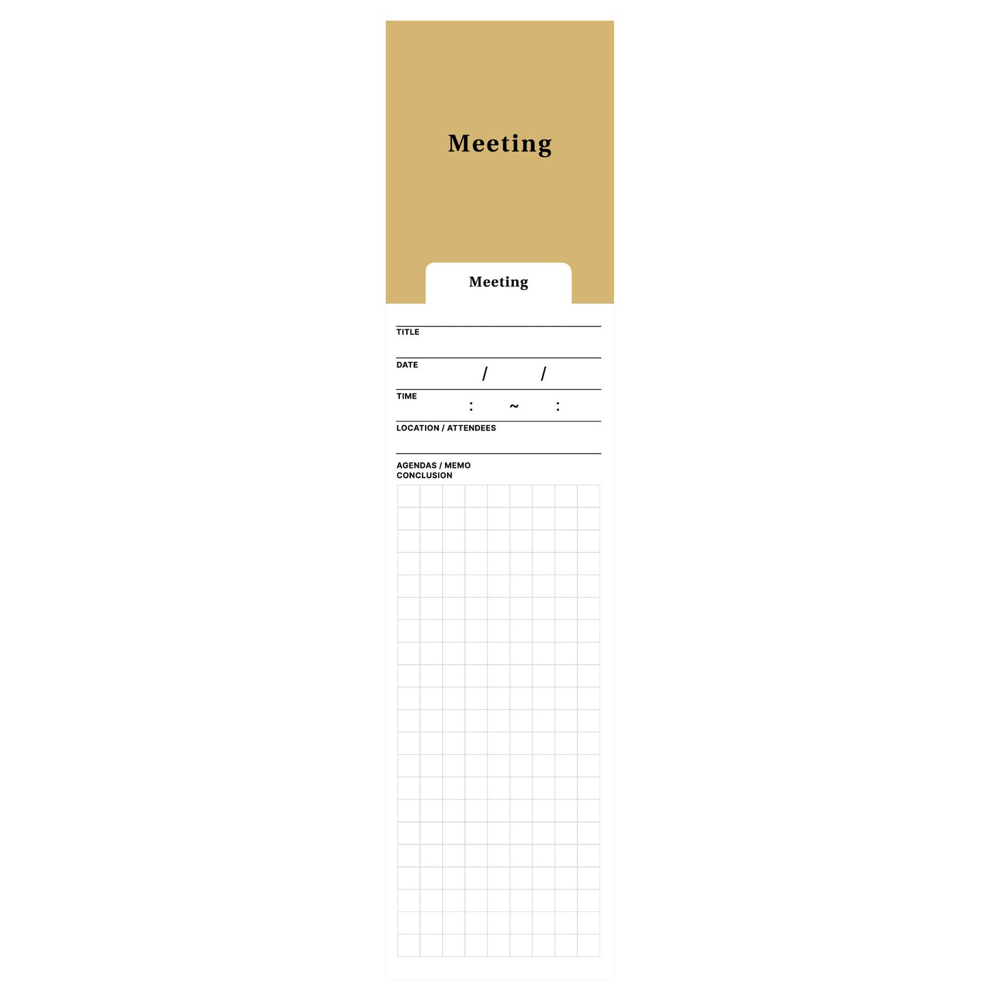 Bookmark Style Planner (Pack of 24)