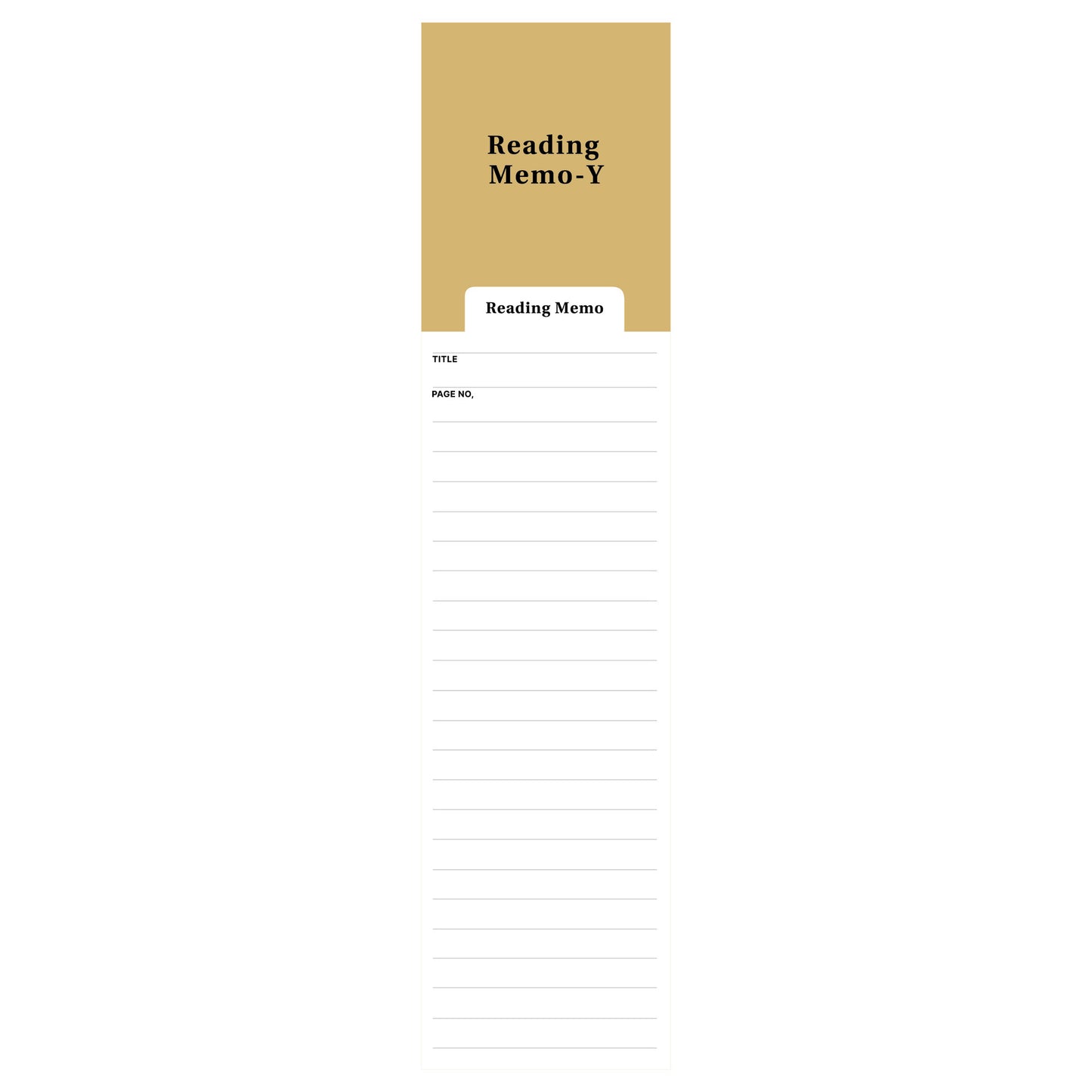 Bookmark Style Planner (Pack of 24)