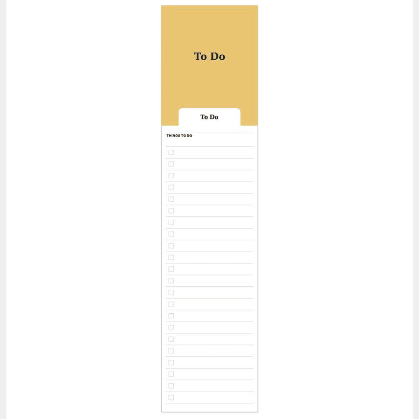 Bookmark Style Planner (Pack of 24)