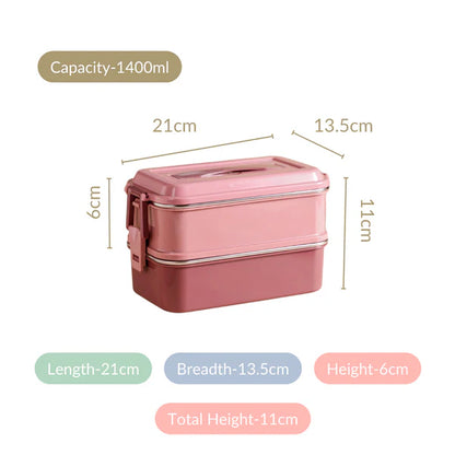Double Decker Bento Lunch Box