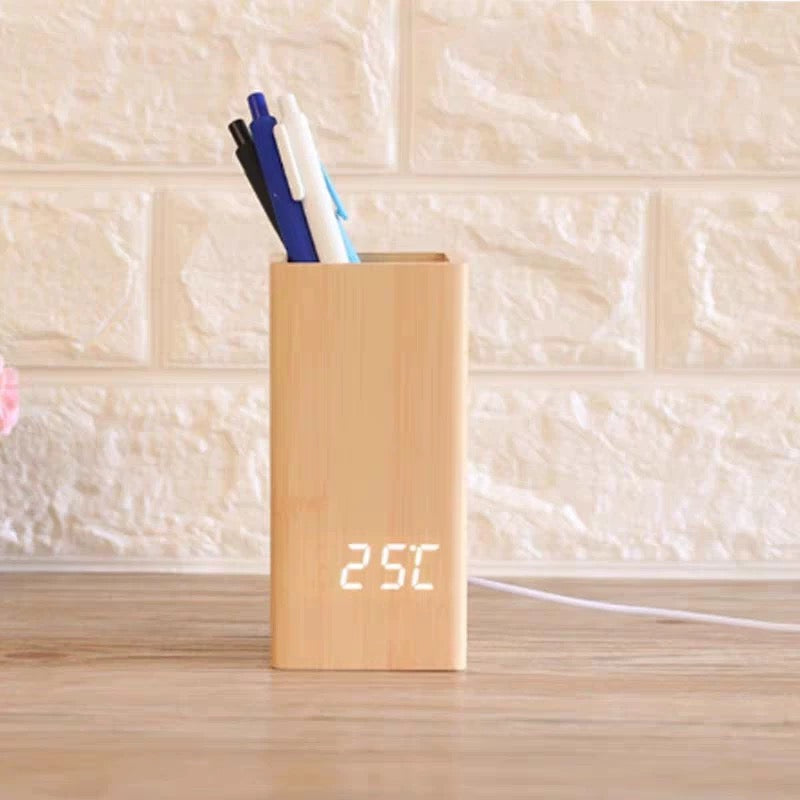 Tabletop Wooden Digital Clock