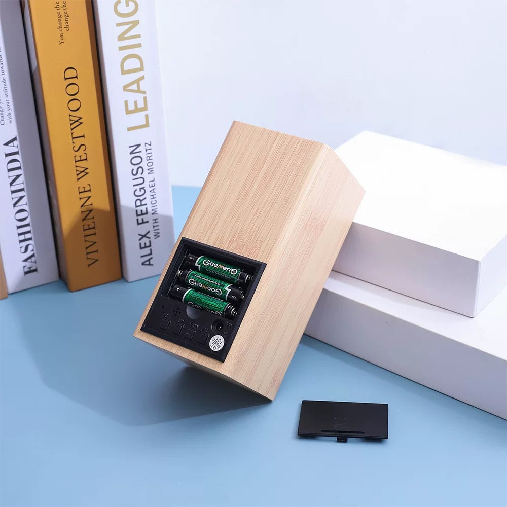 Tabletop Wooden Digital Clock