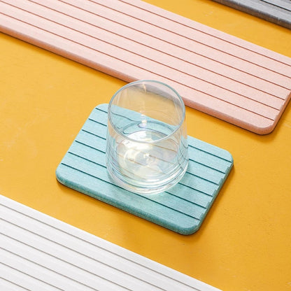 Water Absorbent Rectangle Diatomite Coasters
