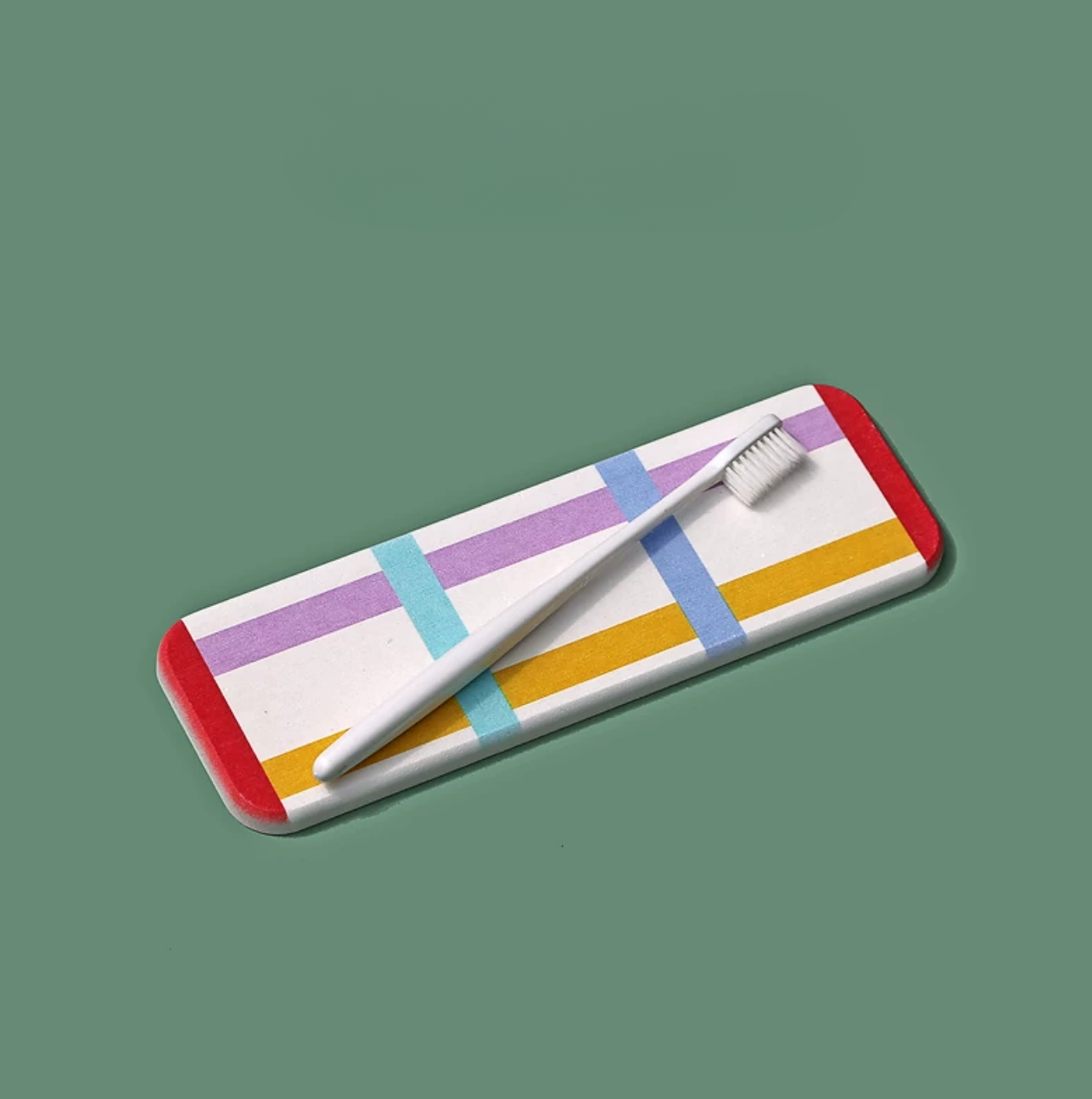 Artistic Wave Diatomite Mud Rectangular Coasters
