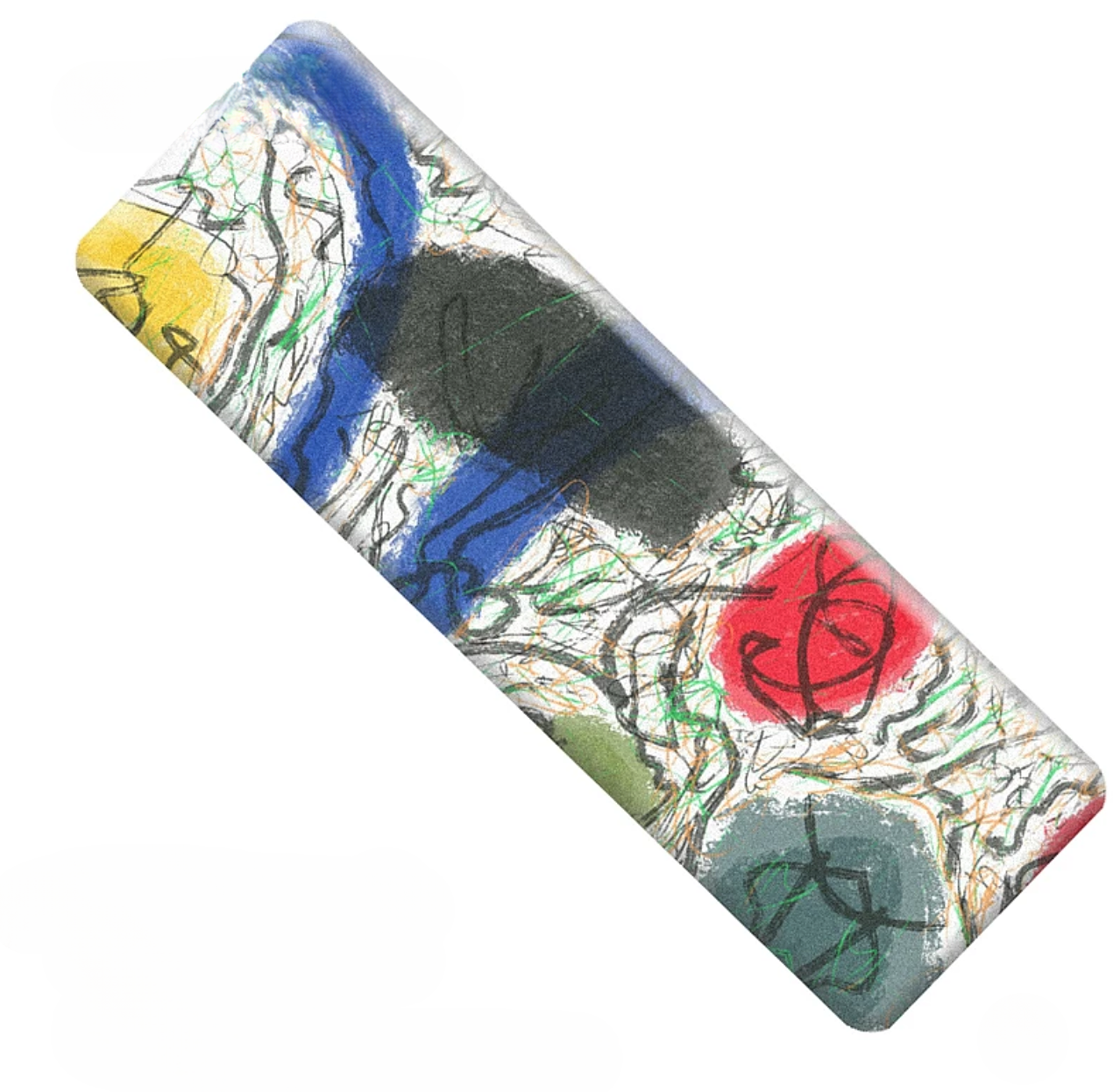 Artistic Wave Diatomite Mud Rectangular Coasters