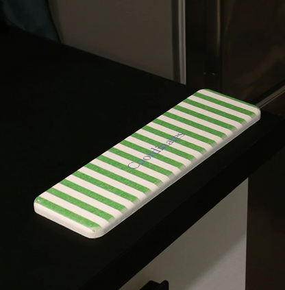 Artistic Wave Diatomite Mud Rectangular Coasters