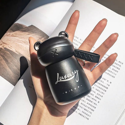 Premium Luxury Mini Bag Charm Stainless Steel Flask 120ml