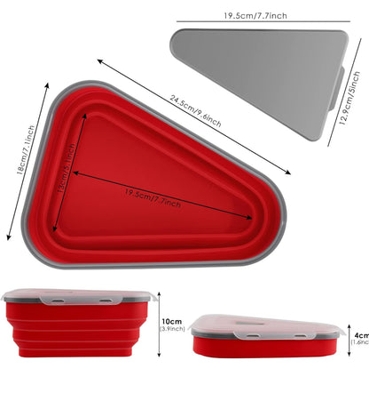 Collapsible Silicone Pizza Storage Box