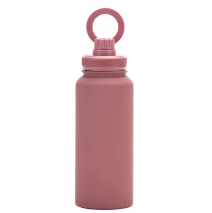 Insulated Stainless Steel Flask with Magsafe Compatible Phone Holder