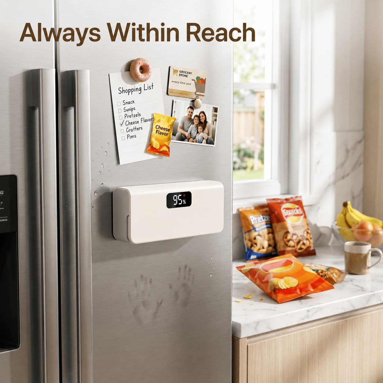 SmartSeal™ Handheld Heat Sealer with 6 adjustable heat levels