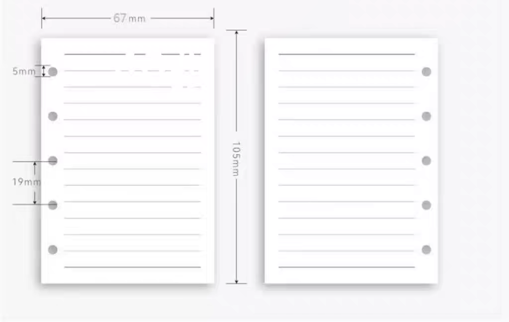 Puffer Loose Leaf Refillable Journal