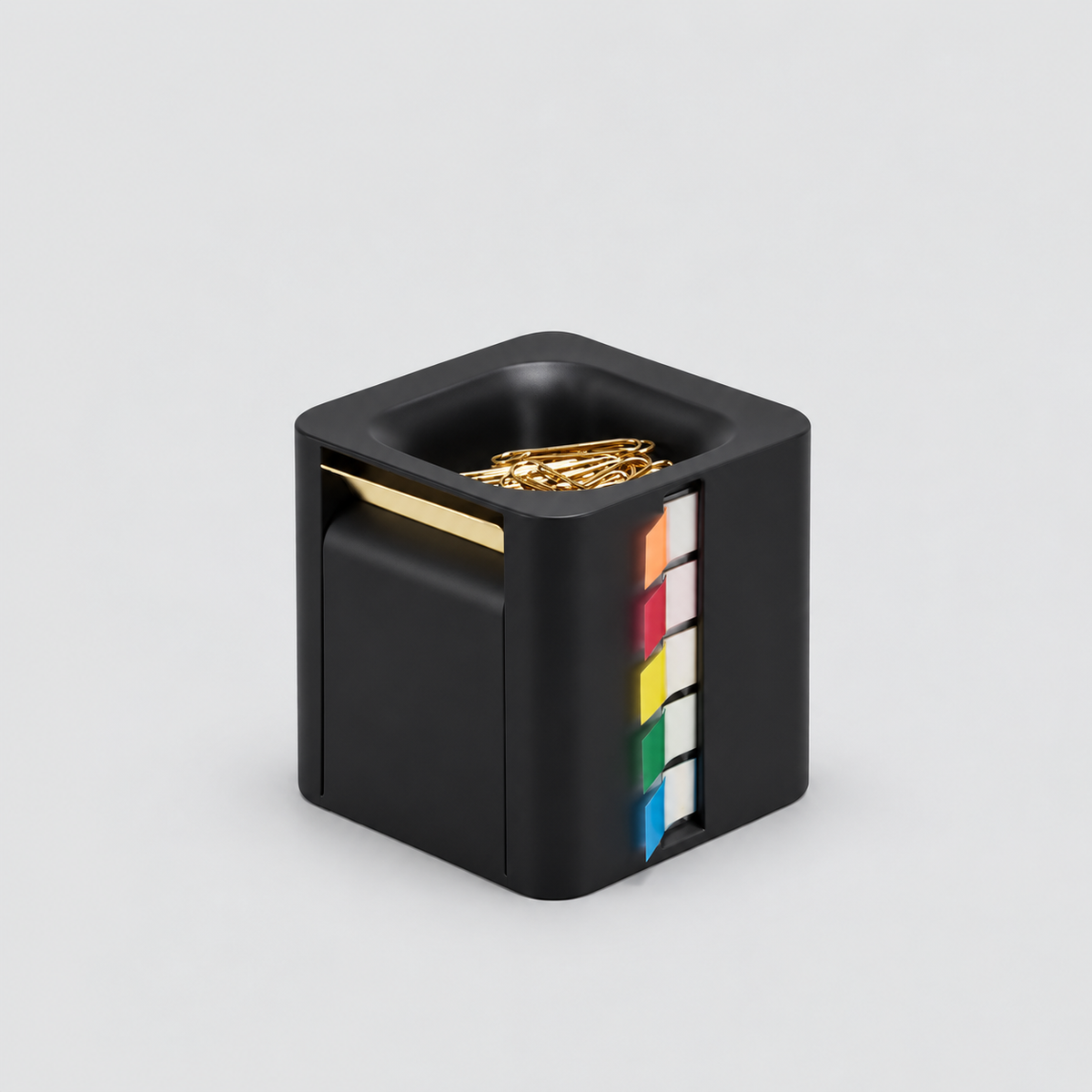 DeskMate™ 5-in-1 Sticky Note Dispenser – Your All-in-One Desk Essential