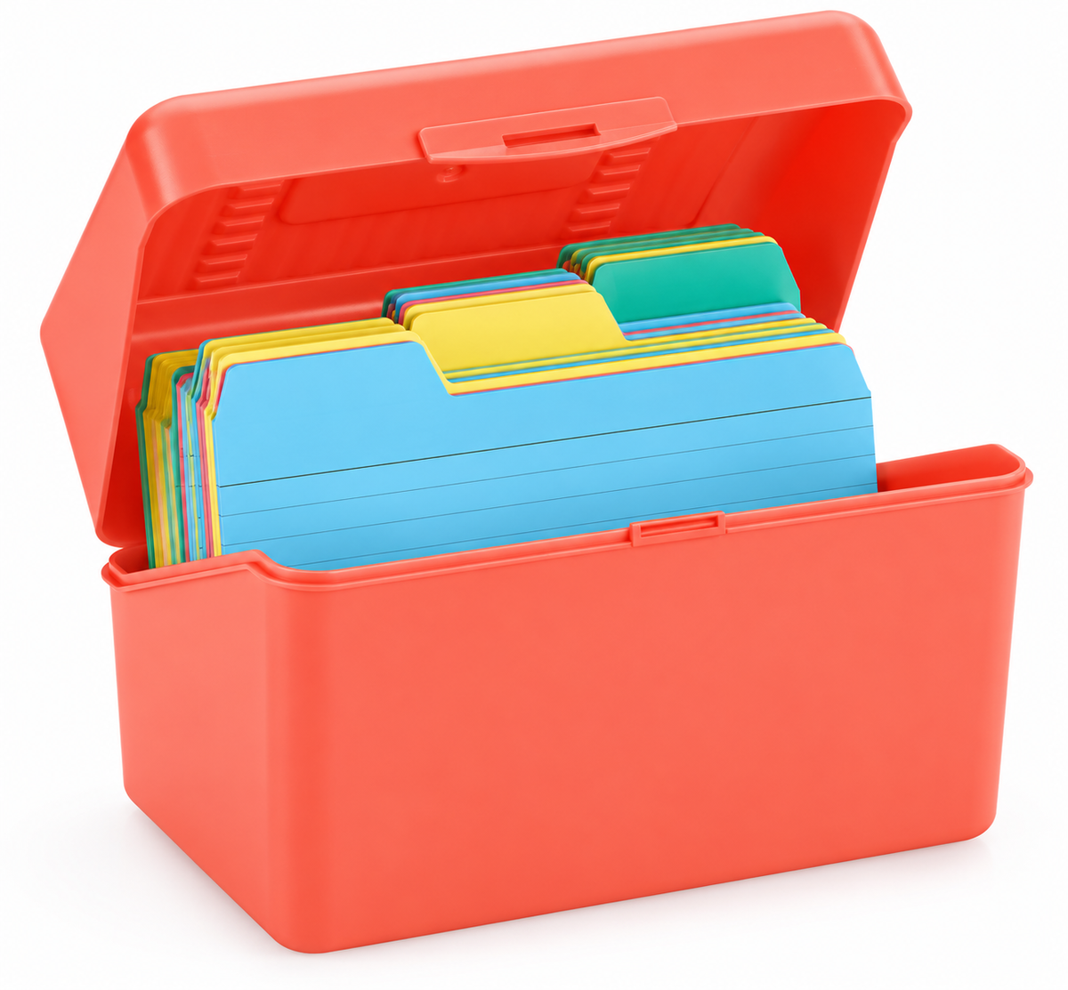 Index Card Storage Box with Index cards  Index Card Holder Notecard Box 1 Set 50 Index Cards Included