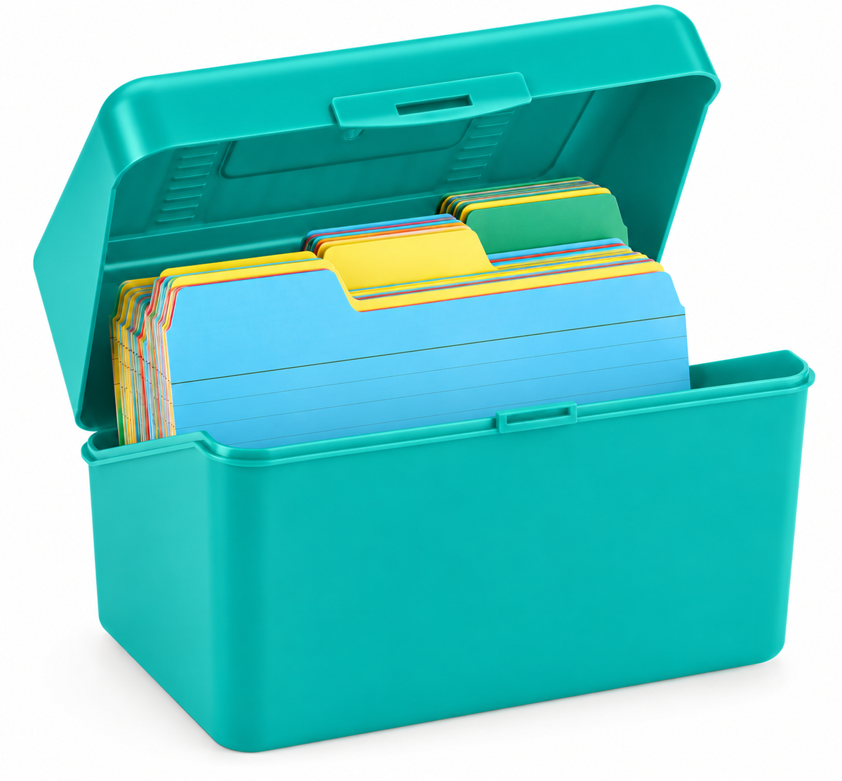 Index Card Storage Box with Index cards  Index Card Holder Notecard Box 1 Set 50 Index Cards Included