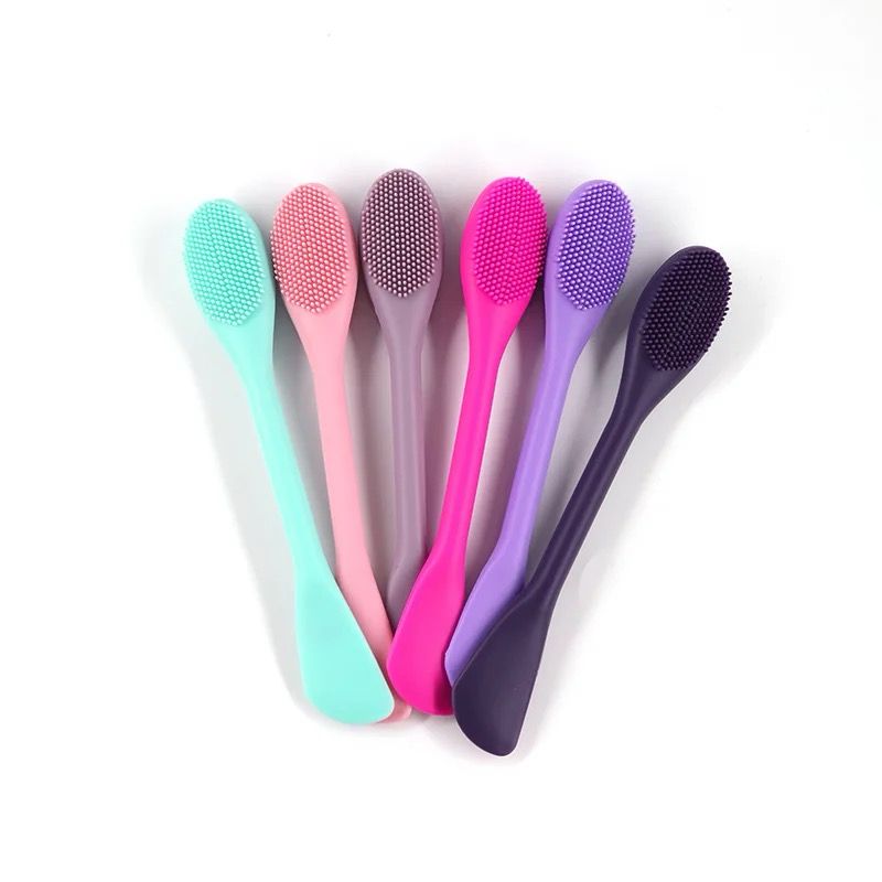 Silicone Dual end face mask applicator tool