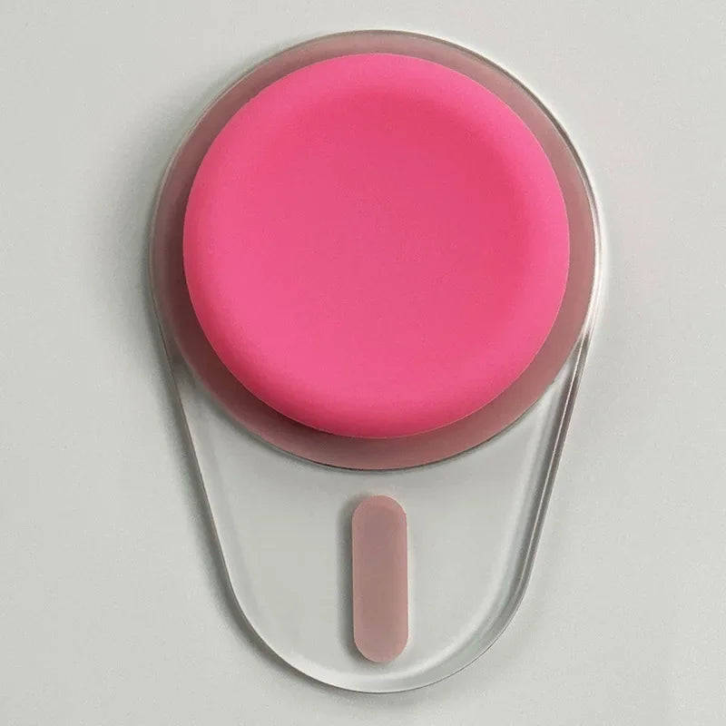 Oval Magnetic Silicone Phone Grip For iPhone