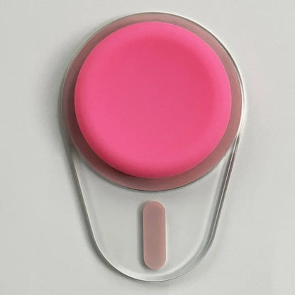 Oval Magnetic Silicone Phone Grip For iPhone