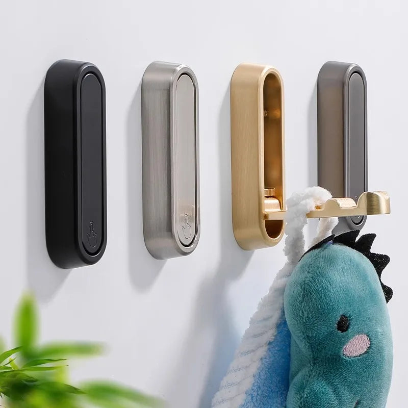 Foldable Metal Wall hooks best for small spaces (Pack of 2)