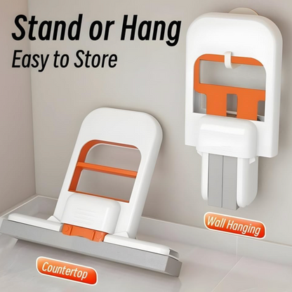 Portable  Mini Foldable Self-Squeeze Desktop Mop with 1 x Extra Soft Sponge