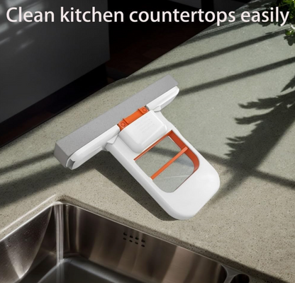 Portable  Mini Foldable Self-Squeeze Desktop Mop with 1 x Extra Soft Sponge