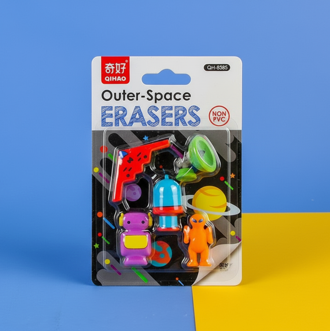 Outer Space Erasers