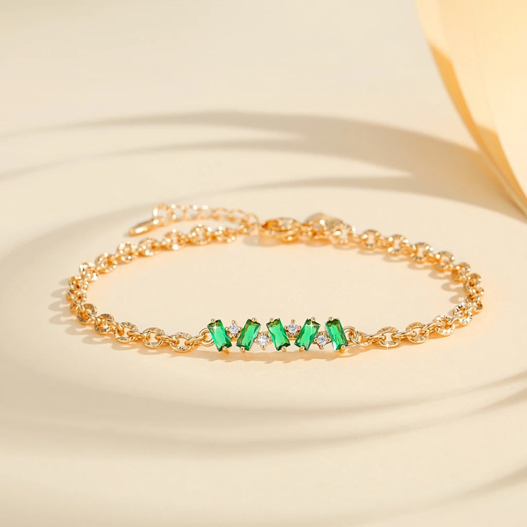 Vibrant gemstone bracelets