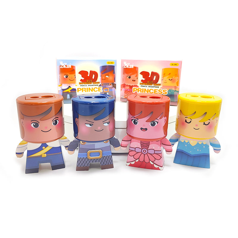 UPTOP Prince & Princess DIY Sharpeners (Pack of 2)
