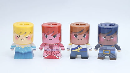 UPTOP Prince & Princess DIY Sharpeners (Pack of 2)