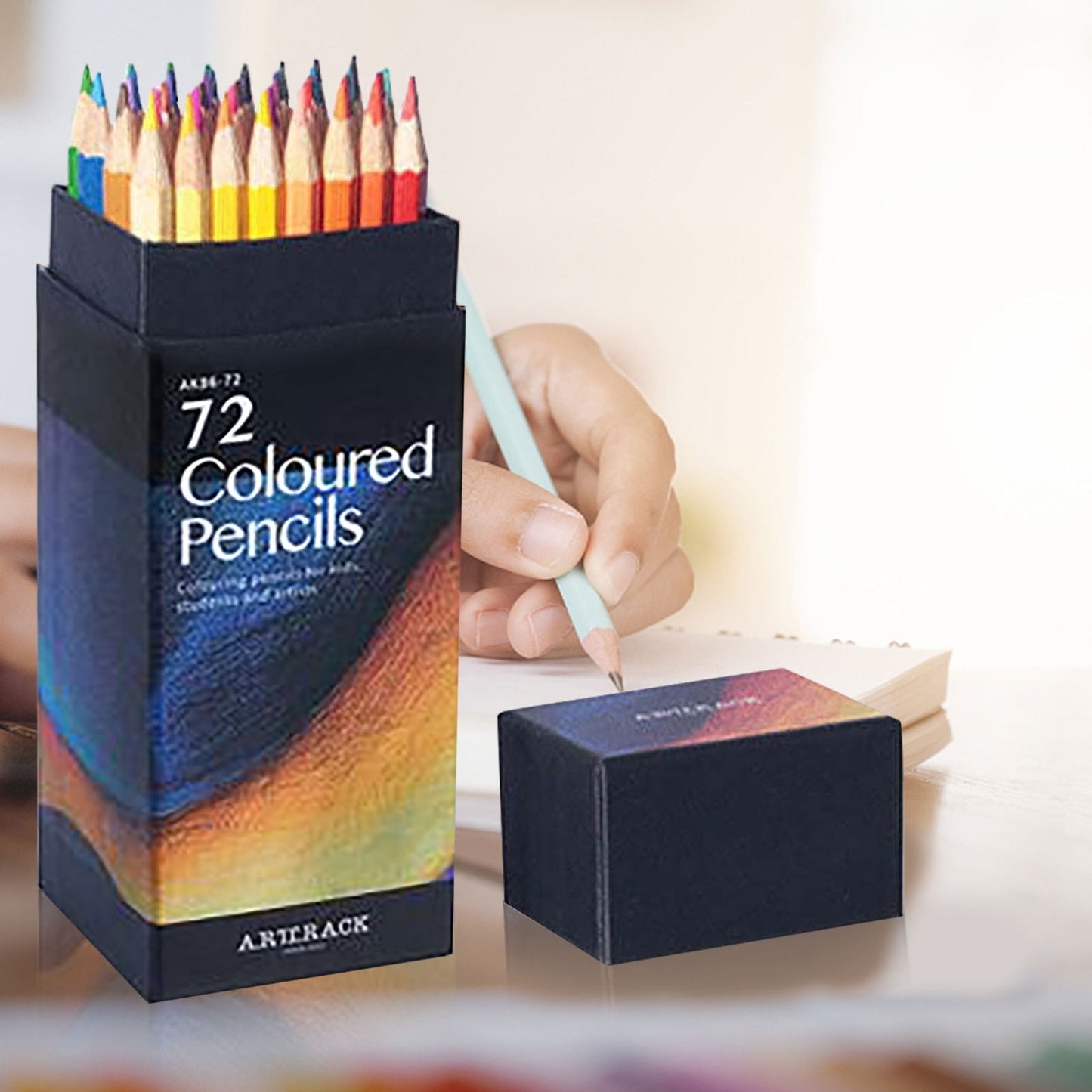 ARTTRACK Premium 72 Color Professional Colored Pencil Set