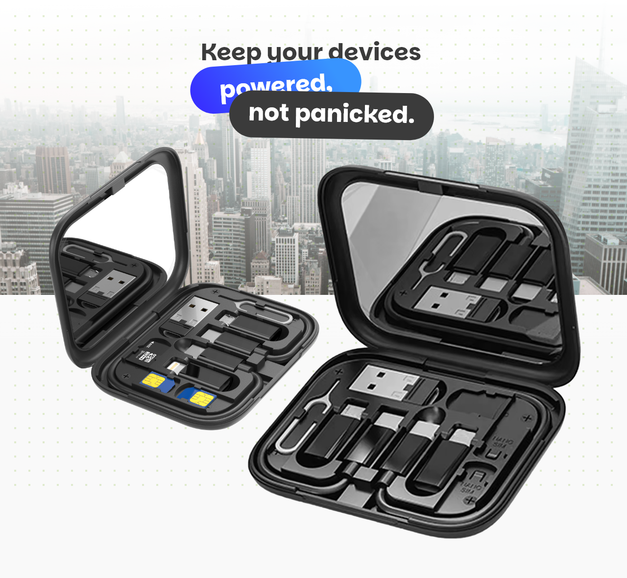 Multifunctional Fast Charging Mobile Charging with Enclosure