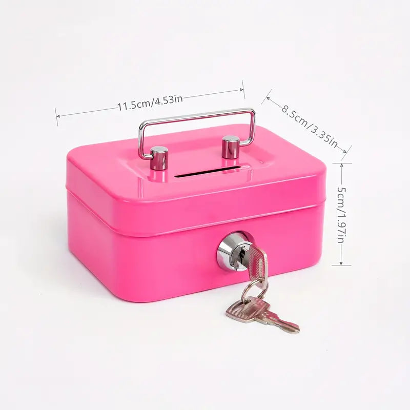 Portable Small Metal Cash Box