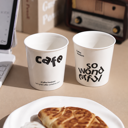 Coffee Freedom- Ceramic Coffee Cups